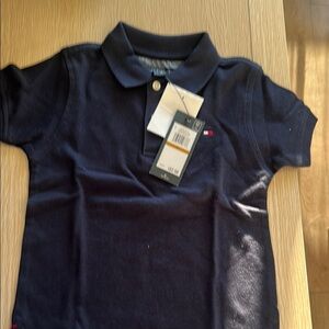 Tommy Hilfiger Blue Polo Shirt Classic Knit Casual